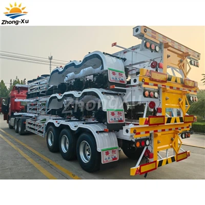 لماذا يطلق عليه نصف مقطورة ذات هيكل عظمي ثلاثي المحاور-؟