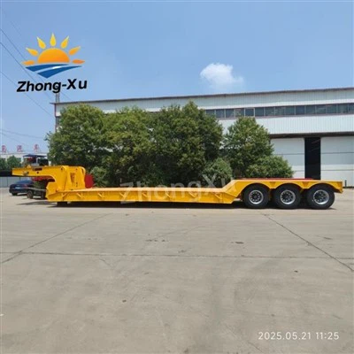 مقطورة Zhong-Xu ذات 3 محاور هيدروليكية معقوفة Lowboy
